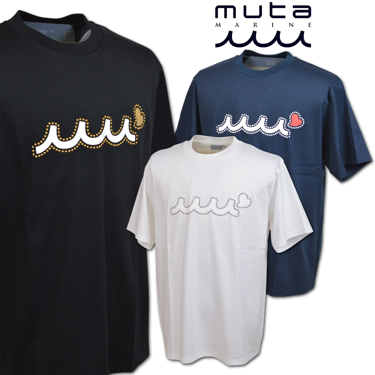 muta（ムータ） 半袖Tシャツ ゴルフ ゴルフウェア マリン marine