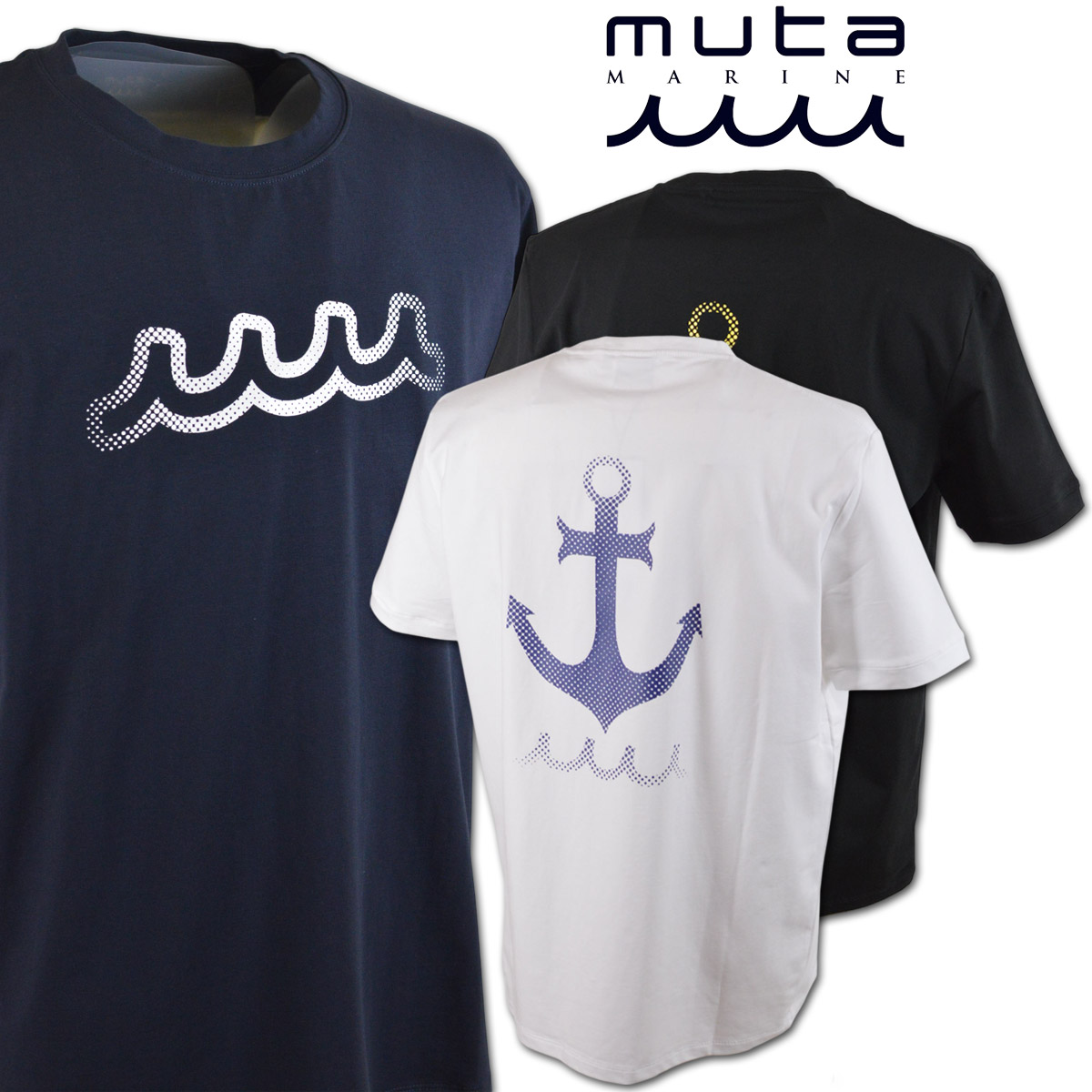 muta 半袖Tシャツ メンズ ムータ マリン ゴルフ ゴルフウェア