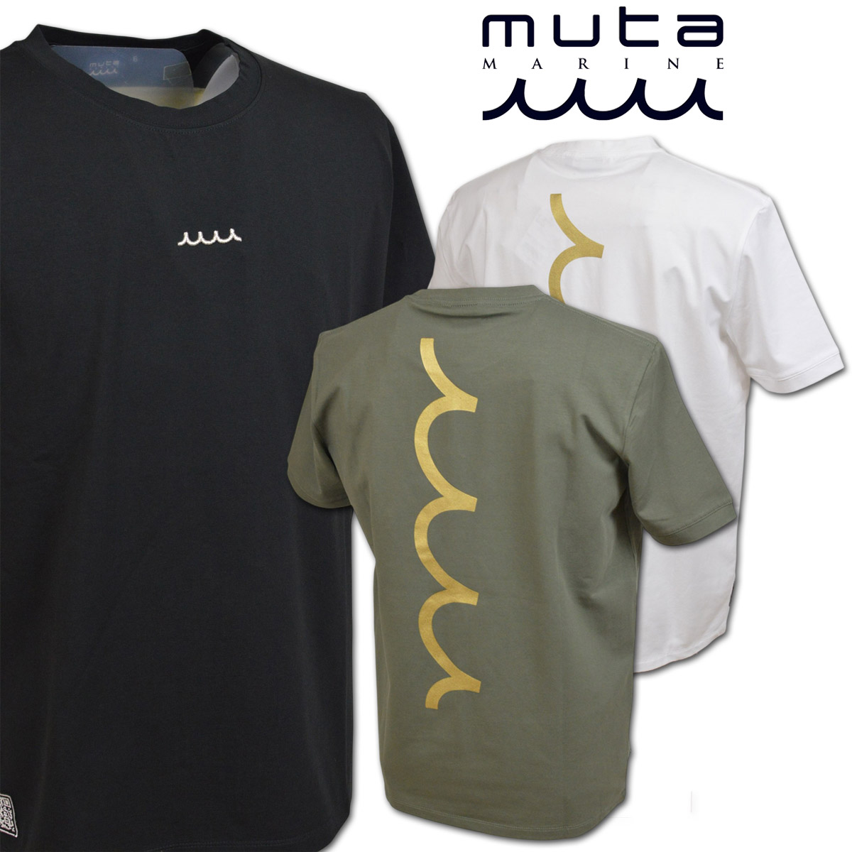 muta（ムータ） 半袖Tシャツ マリン marine QR WAVE ストレッチTシャツ