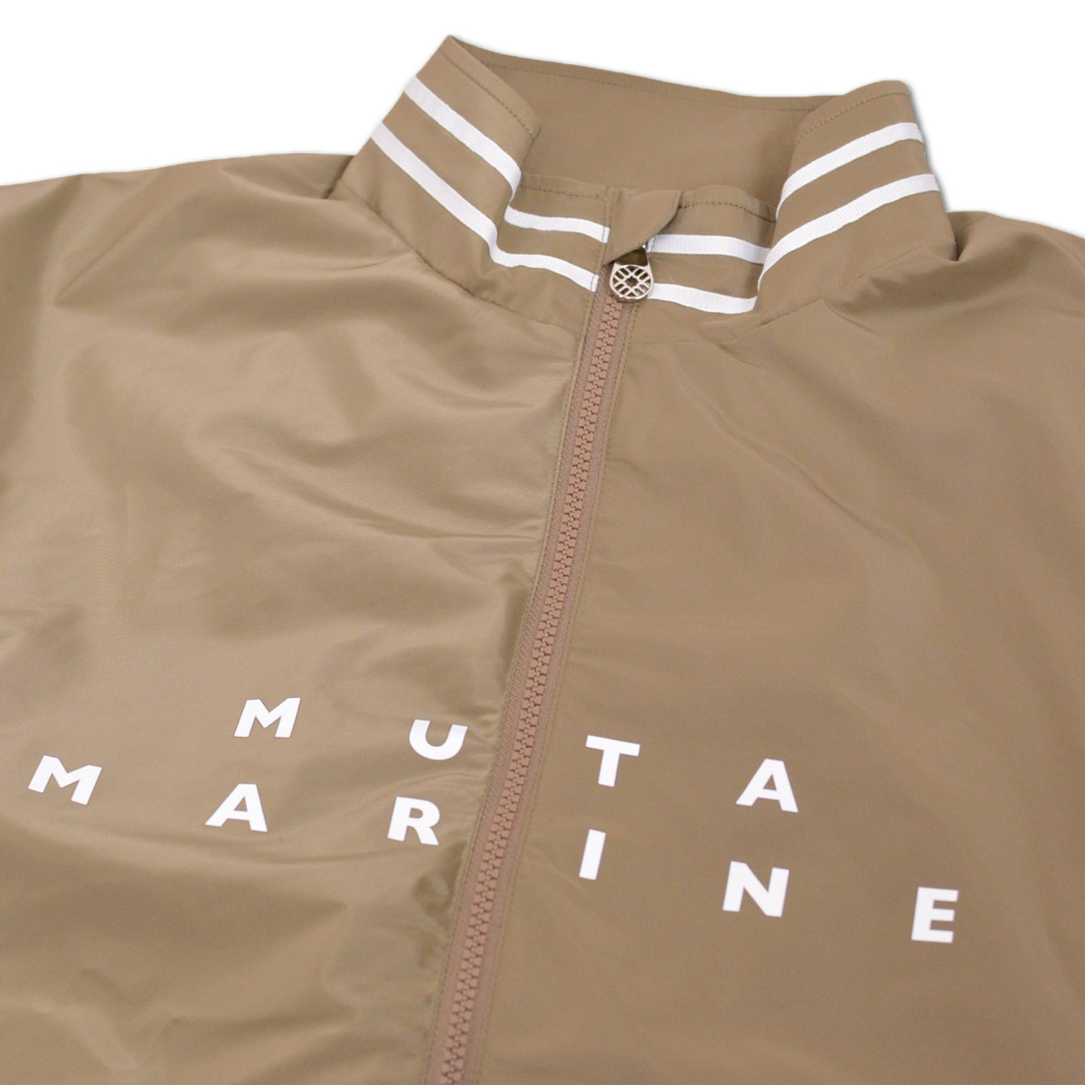 muta ブルゾン メンズ 秋冬用 黒 ベージュ M L ムータ マリン