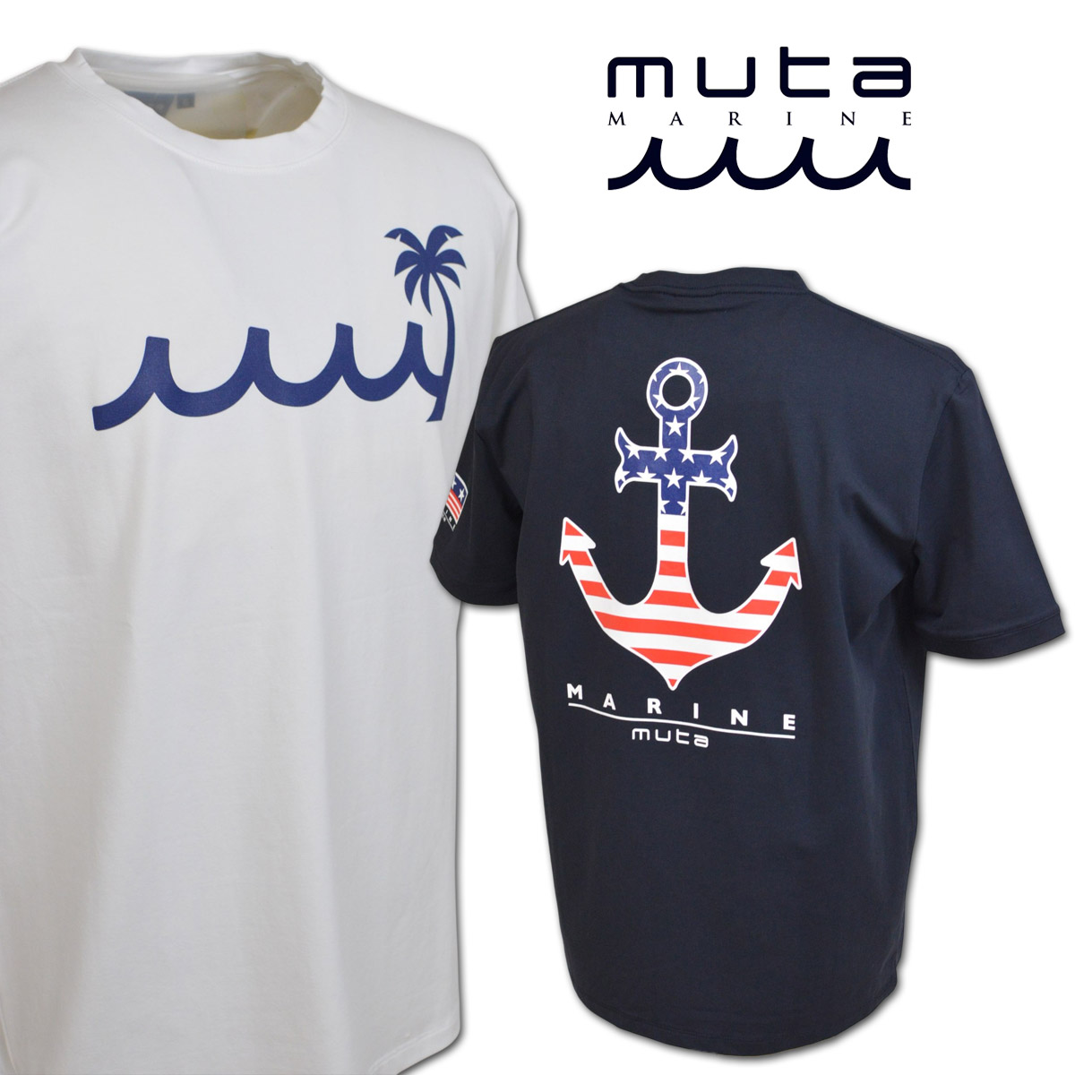 新品 muta MARINE ムータマリン Tシャツ シャツ ゴルフ muta（ムータ） 半袖Tシャツ ゴルフ ゴルフウェア マリン marine PALM