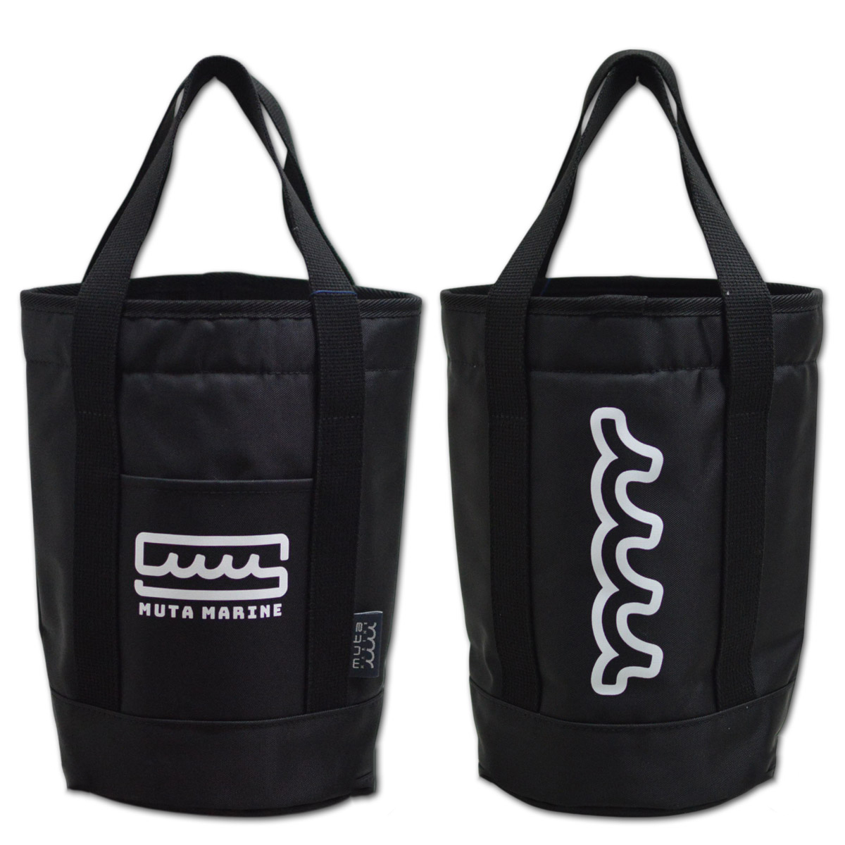 MUTA MARINE ダークグレー バッグ 店舗限定：muta MARINE rinku］ターポリントートバッグ – muta