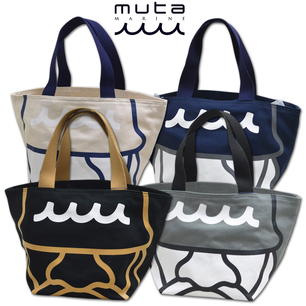muta キャンバス ミニトートバッグ MARINE GOLFムータ muta MARINE GOLF（ムータマリンゴルフ） muta カートバッグ エコ