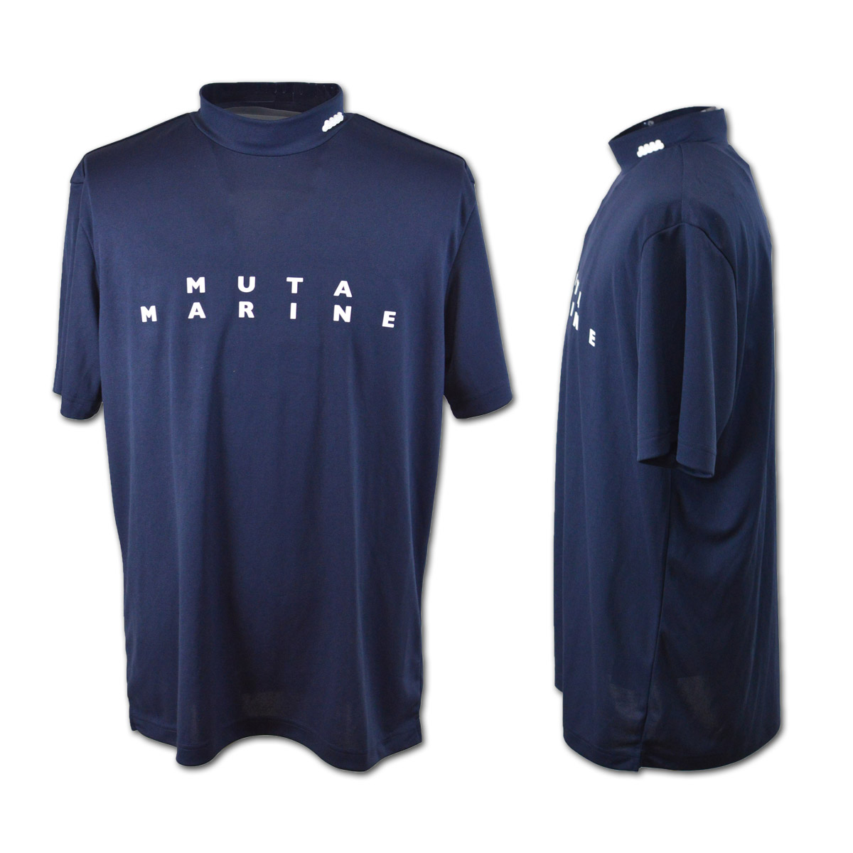 muta メンズ 半袖ハイネックシャツ (M)(L)(LL) ムータ マリン