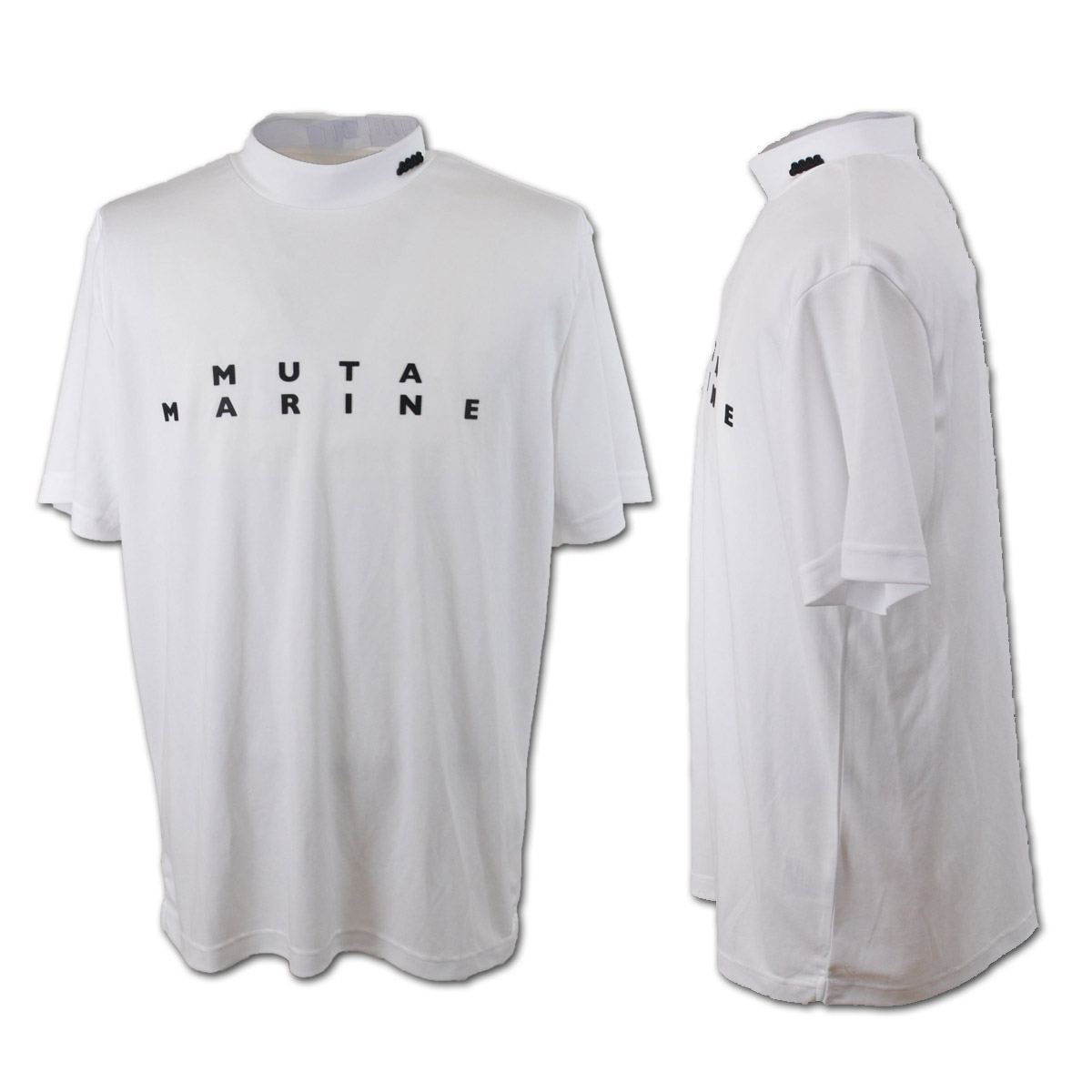 muta（ムータ） メンズ 半袖ハイネックシャツ (M)(L)(LL) マリン