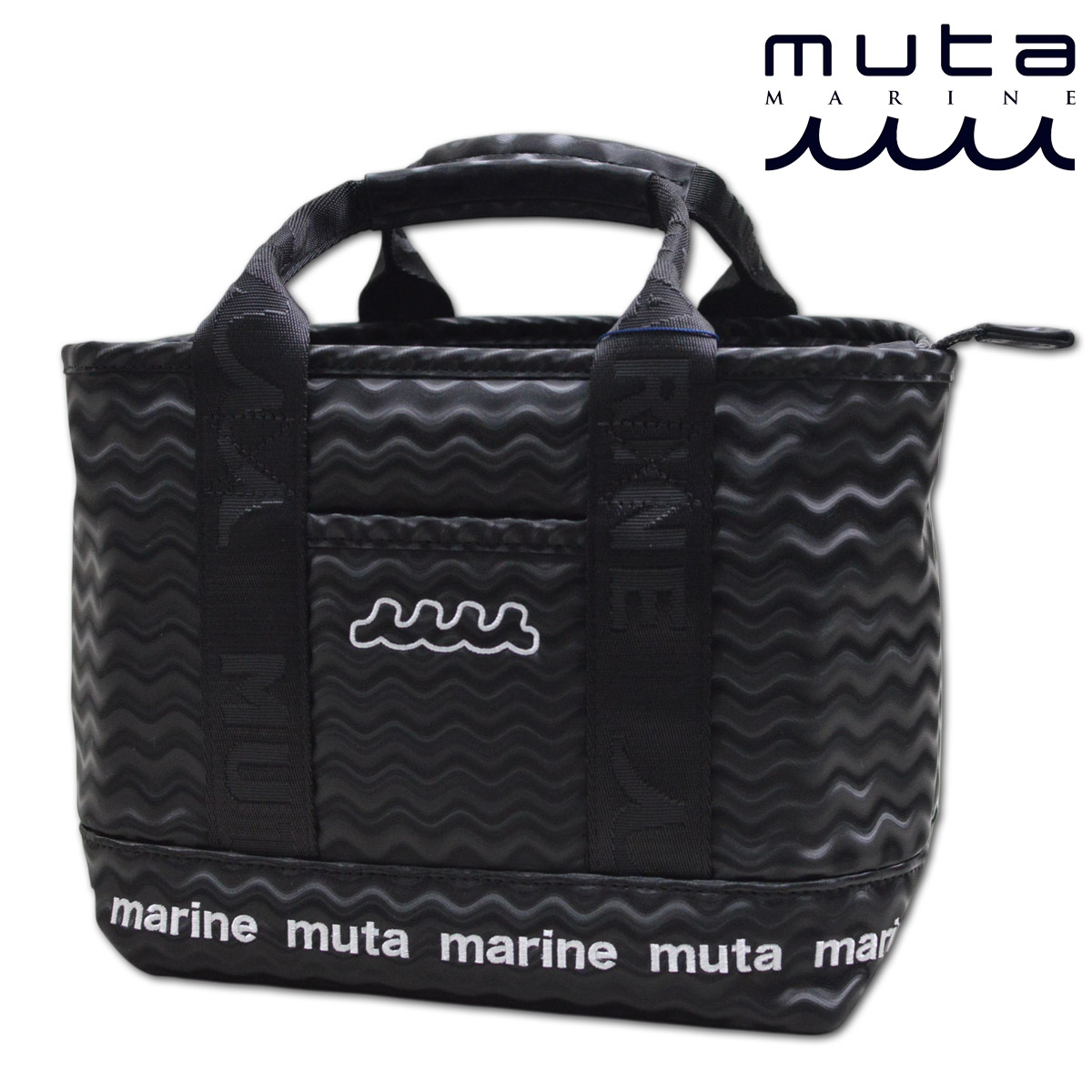 美品 muta MARINE カートバッグ ゴルフ メッシュ ジャガード