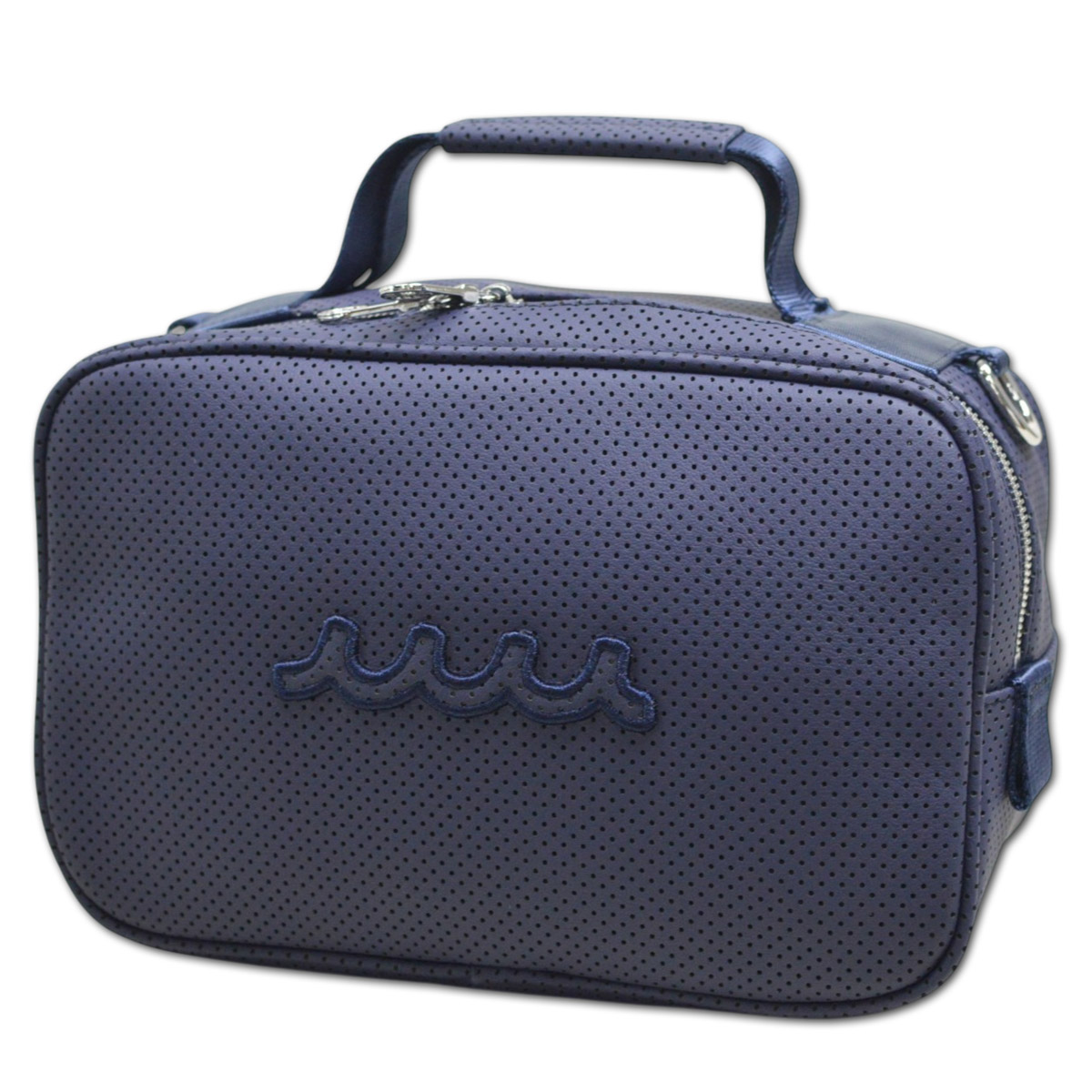 muta カートバッグ CONTINUA パンチングエシカルレザー ミニトートバッグ ゴルフ メンズ レディース 紺 黒 mmsg260103 | muta MARINE GOLF | 02