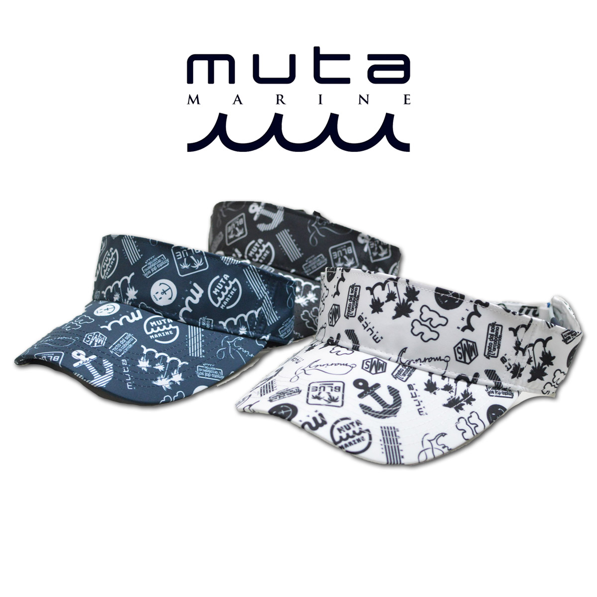 muta（ムータ） サンバイザー marine マリン ゴルフ メンズ mmst622111
