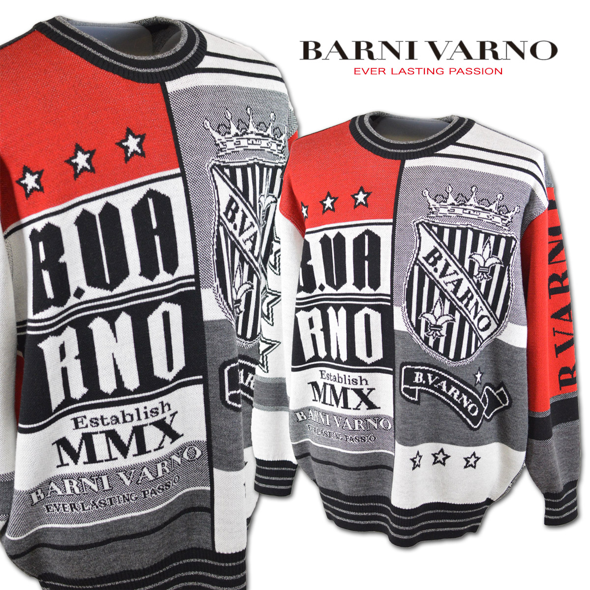 BARNI VARNO（バーニヴァーノ） セーター メンズ アウトレット 秋冬用