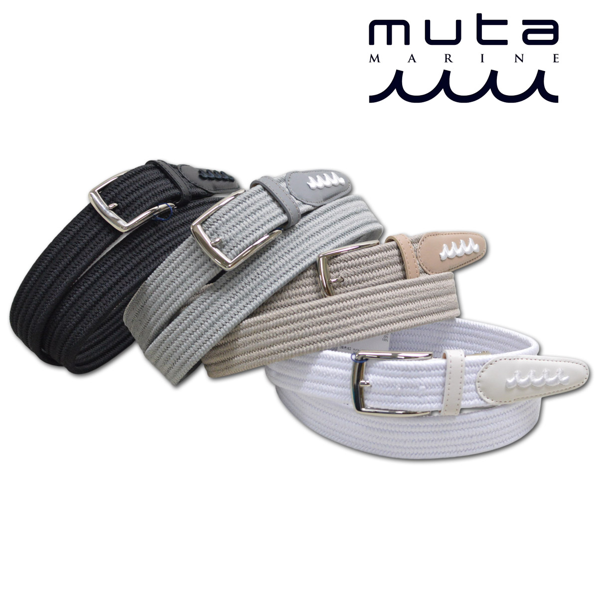 ムータ muta ベルト ゴルフ レディース クロシェットベルト 正規品 美品 musg250103-1.jpg