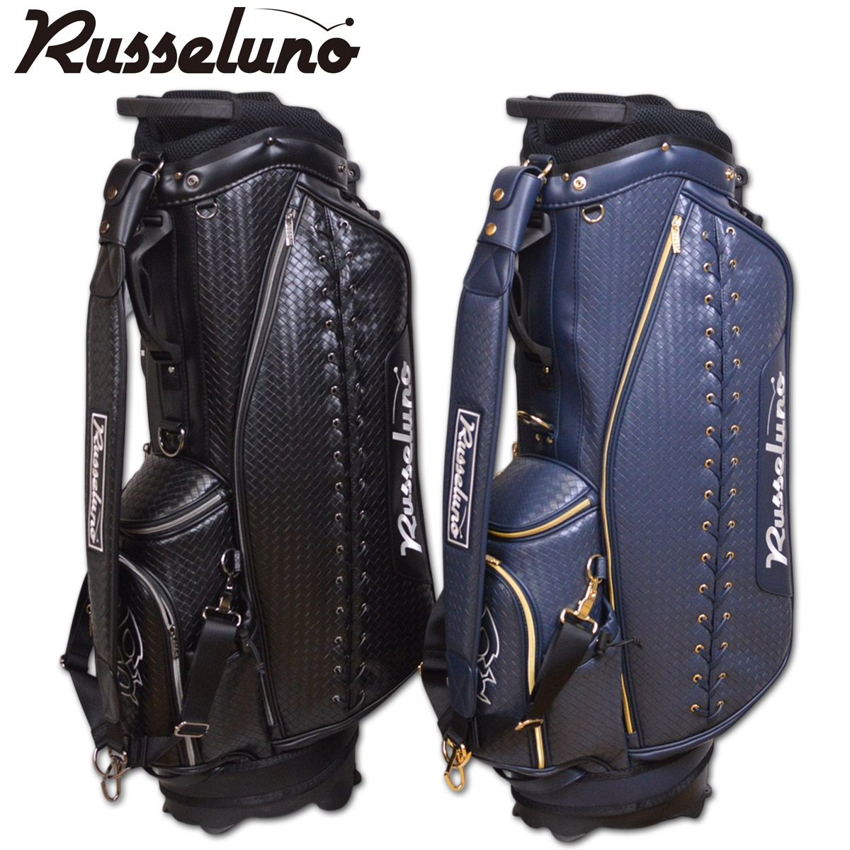 ラッセルノ キャディバッグ LACE UP GOLF BAG レースアップ ゴルフ