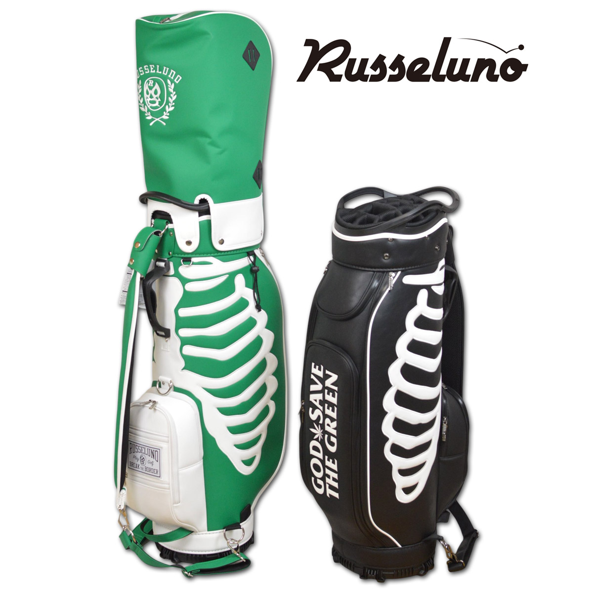 ラッセルノ キャディバッグ SKELETON GOLF BAG スケルトンゴルフバッグ