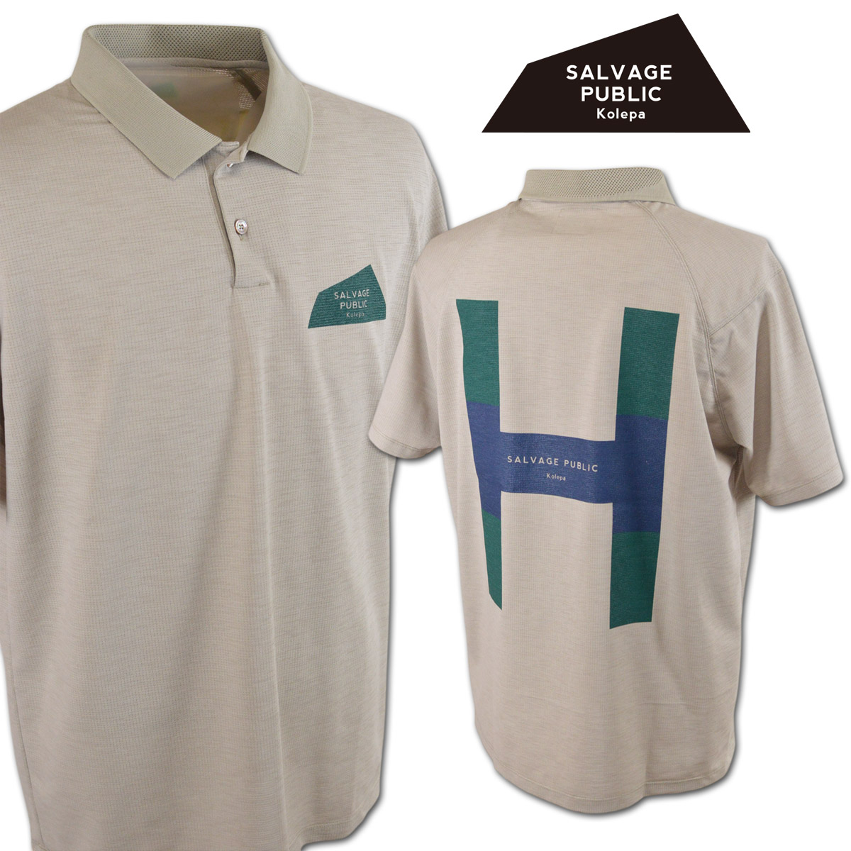 SALVAGE PUBLIC サルベージパブリック 半袖ポロシャツ SALVAGE PUBLIC Kolepa（サルベージ パブリック コレパ） 半袖