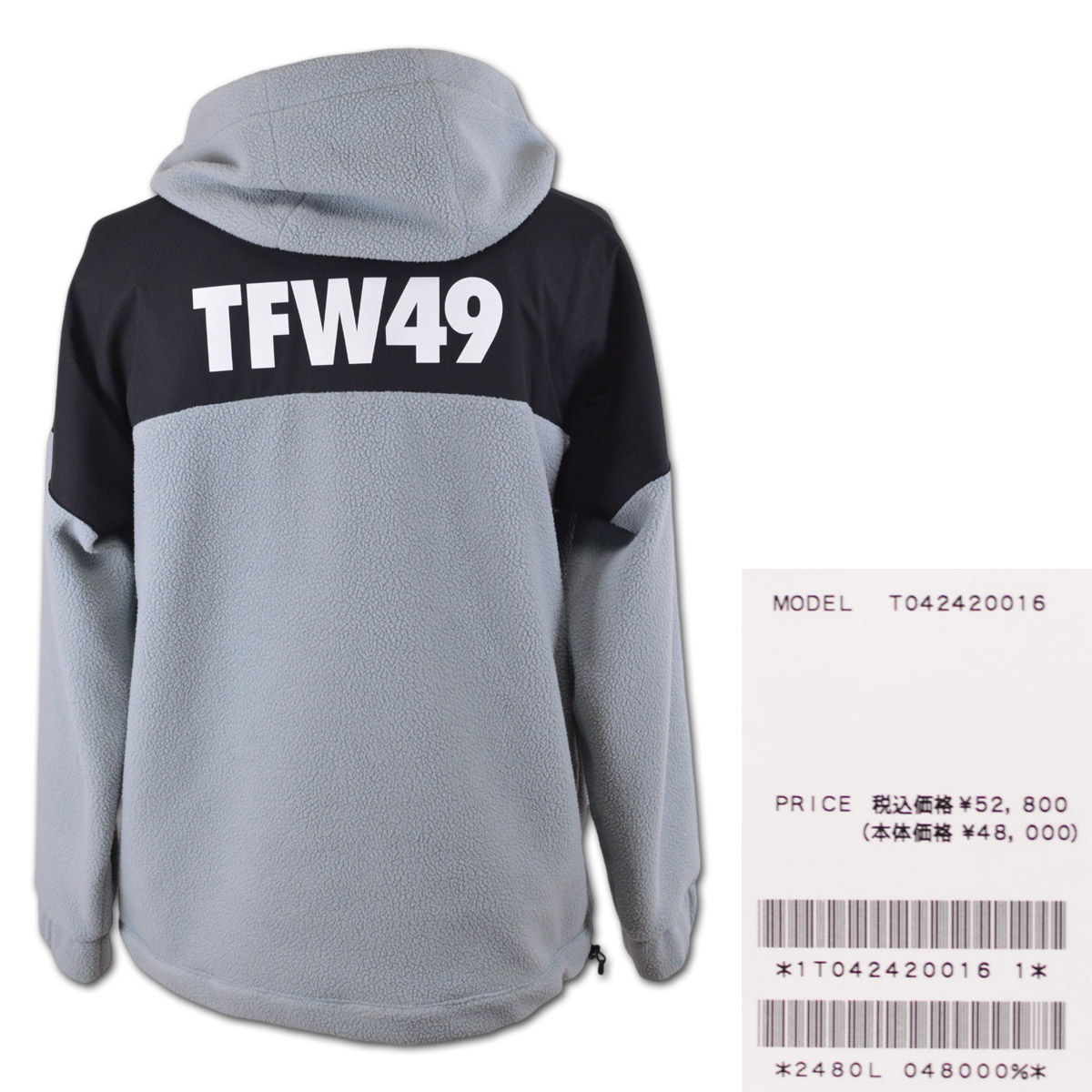 TFW49 パーカー　ライトグレー　L ゴルフ　トレーナー　スウェット TFW49 パーカー ライトグレー L ゴルフ トレーナー スウェット TFW49