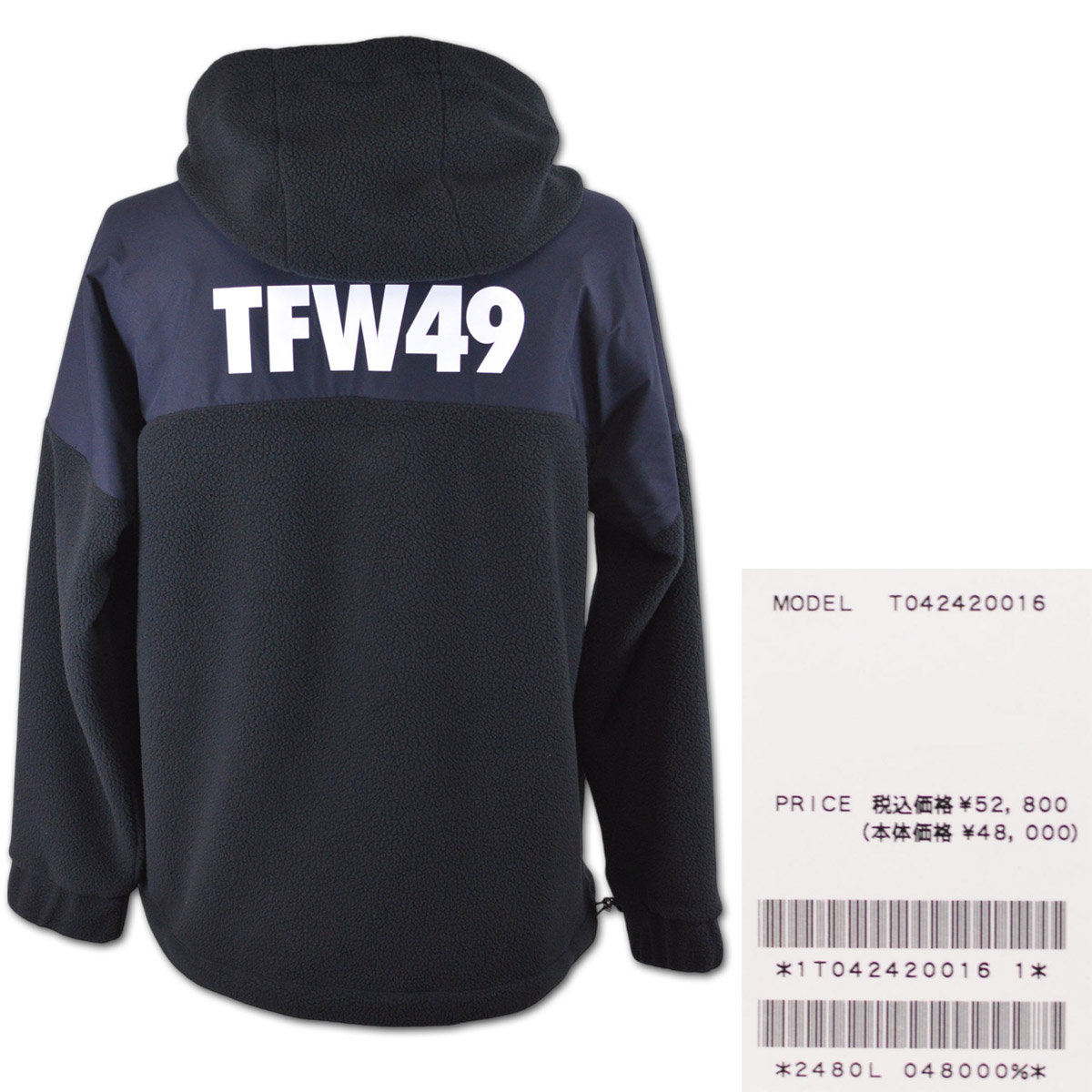 TFW49 プルオーバー ゴルフウェア メンズ 秋冬用 グレー 黒 紺 M L