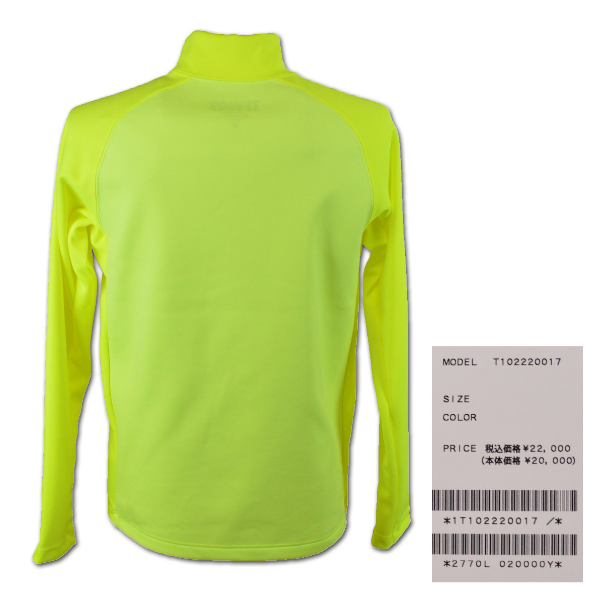 TFW49 長袖ハイネックシャツ メンズ 秋冬用 白 グレー イエロー 黒 M L