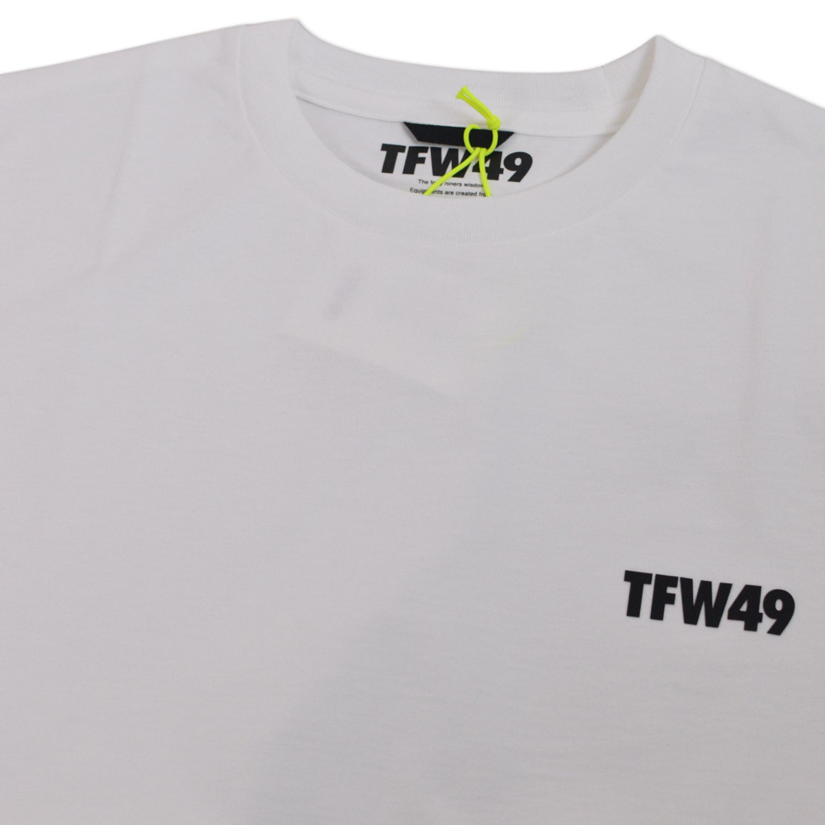 TFW49 メンズゴルフシャツ Mサイズ ホワイト/グレー TFW49 - RELAX MOCK NECK T | モックネックシャツ | ホワイト