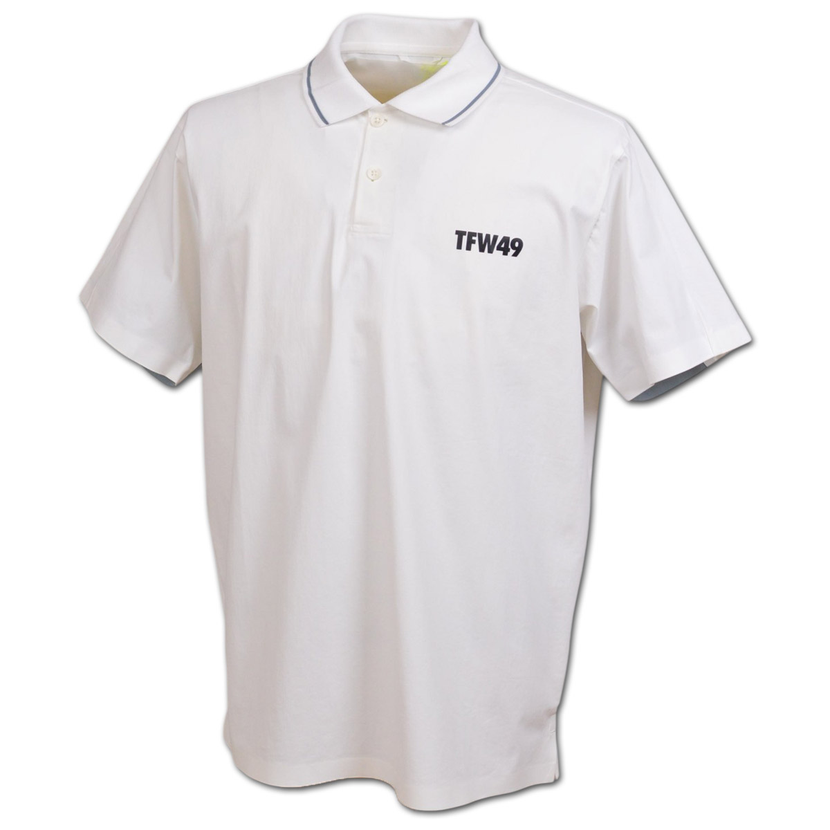 TFW49 半袖ポロシャツ ゴルフ ゴルフウェア メンズ 春夏用 白 イエロー M L LL BACK YOKE SLEEVE POLO t102610015の画像