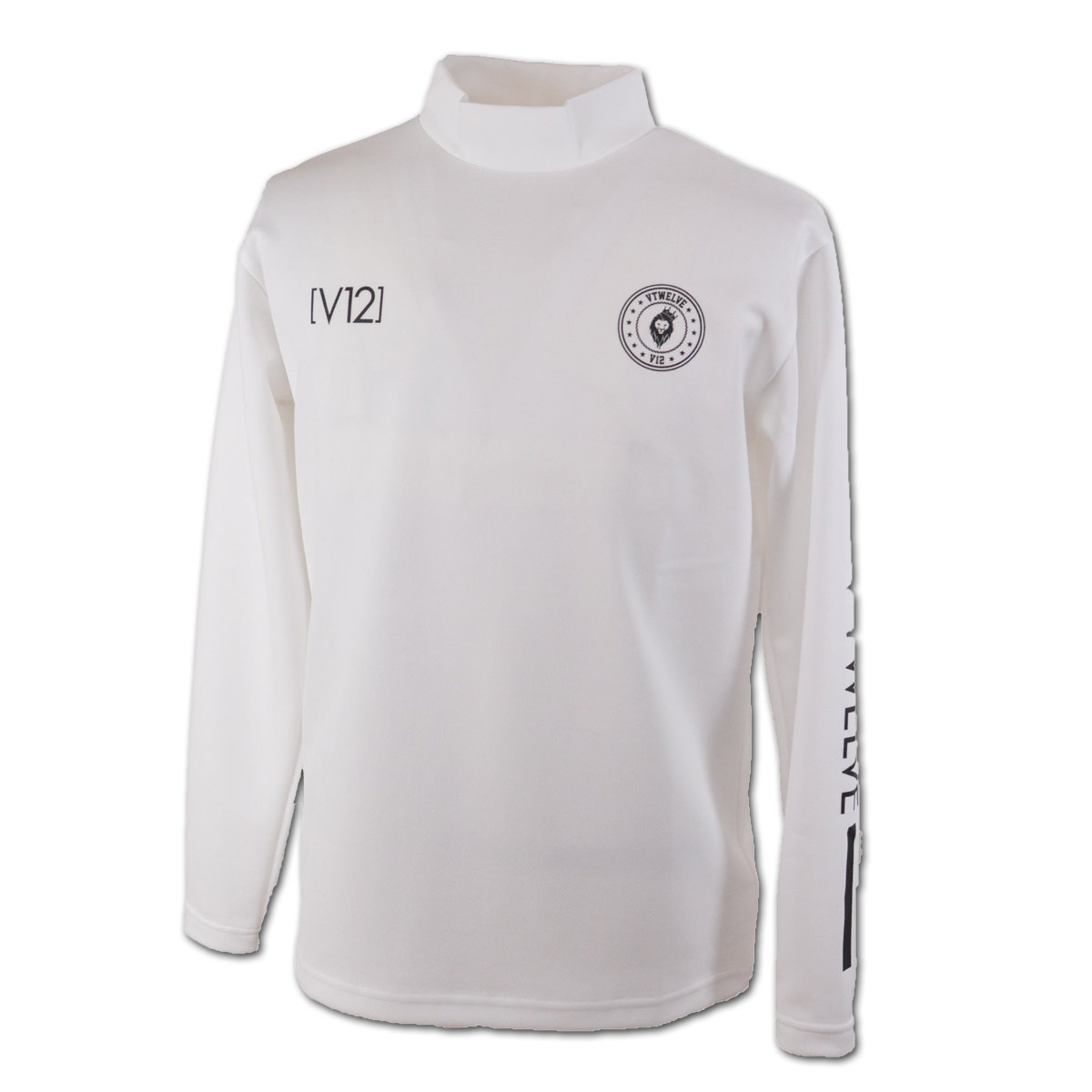 V12（ヴィ・トゥエルヴ） 長袖ハイネックシャツ ゴルフ メンズ 春夏用