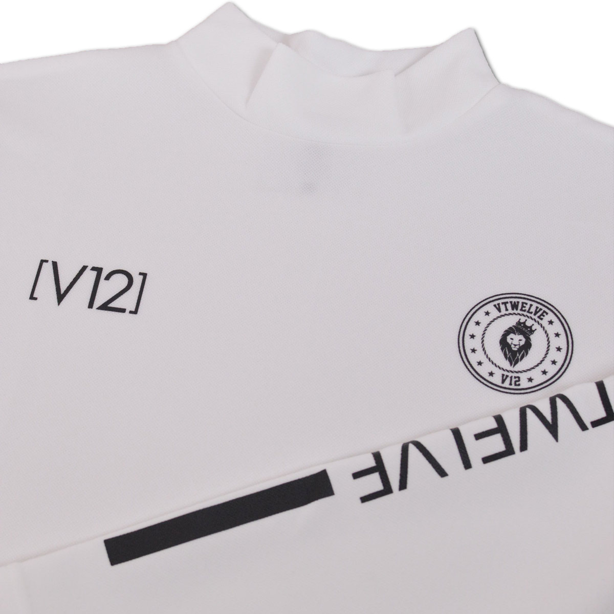 V12（ヴィ・トゥエルヴ） 長袖ハイネックシャツ ゴルフ メンズ 春夏用