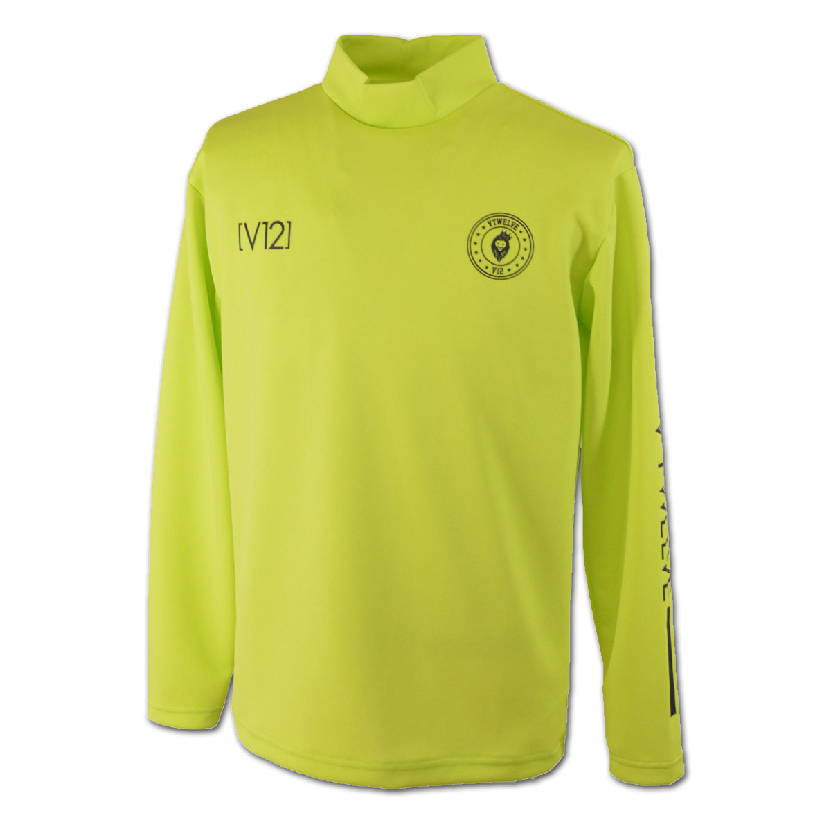 V12（ヴィ・トゥエルヴ） 長袖ハイネックシャツ ゴルフ メンズ 春夏用