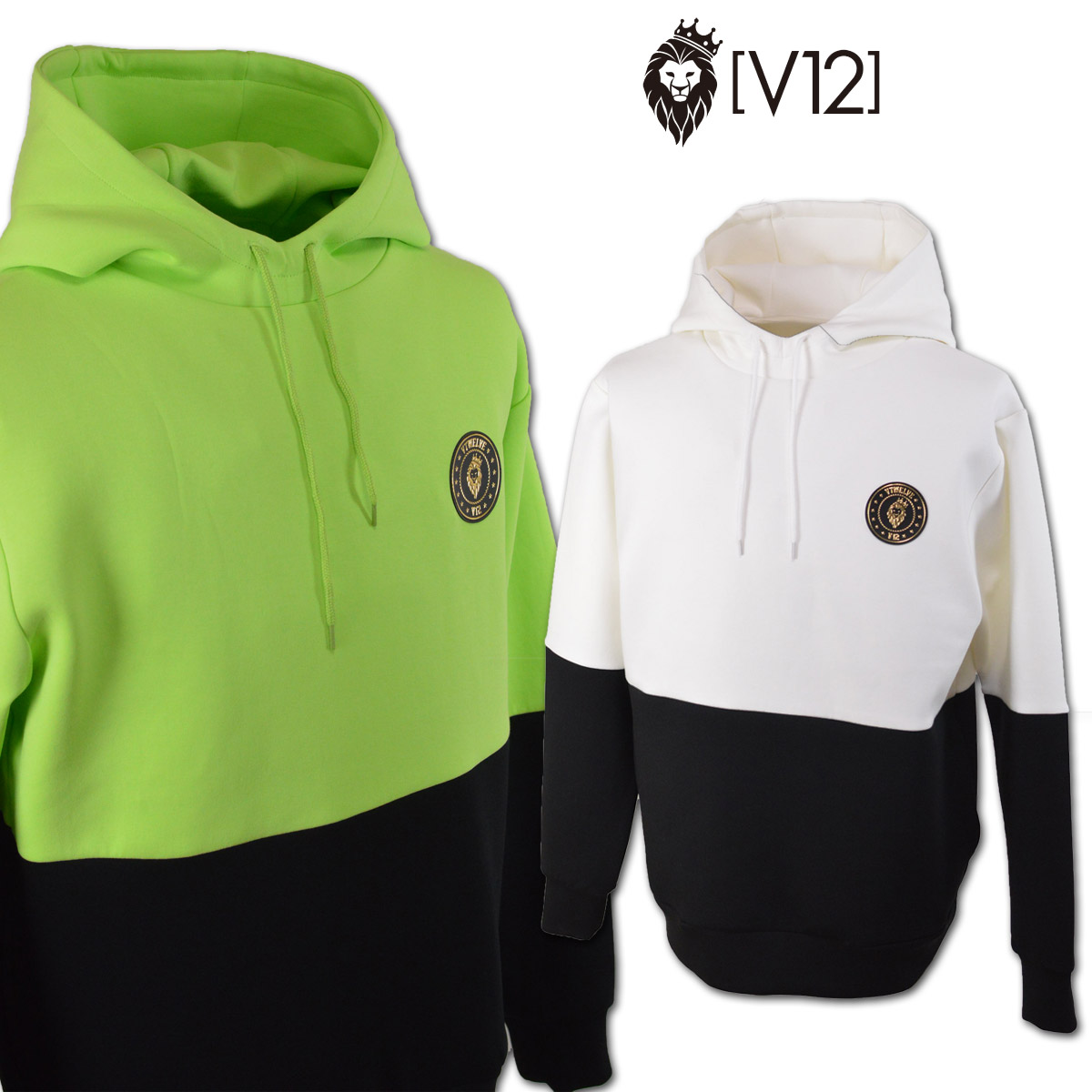 V12（ヴィ・トゥエルヴ） パーカー ゴルフ メンズ 春夏用 スウェット