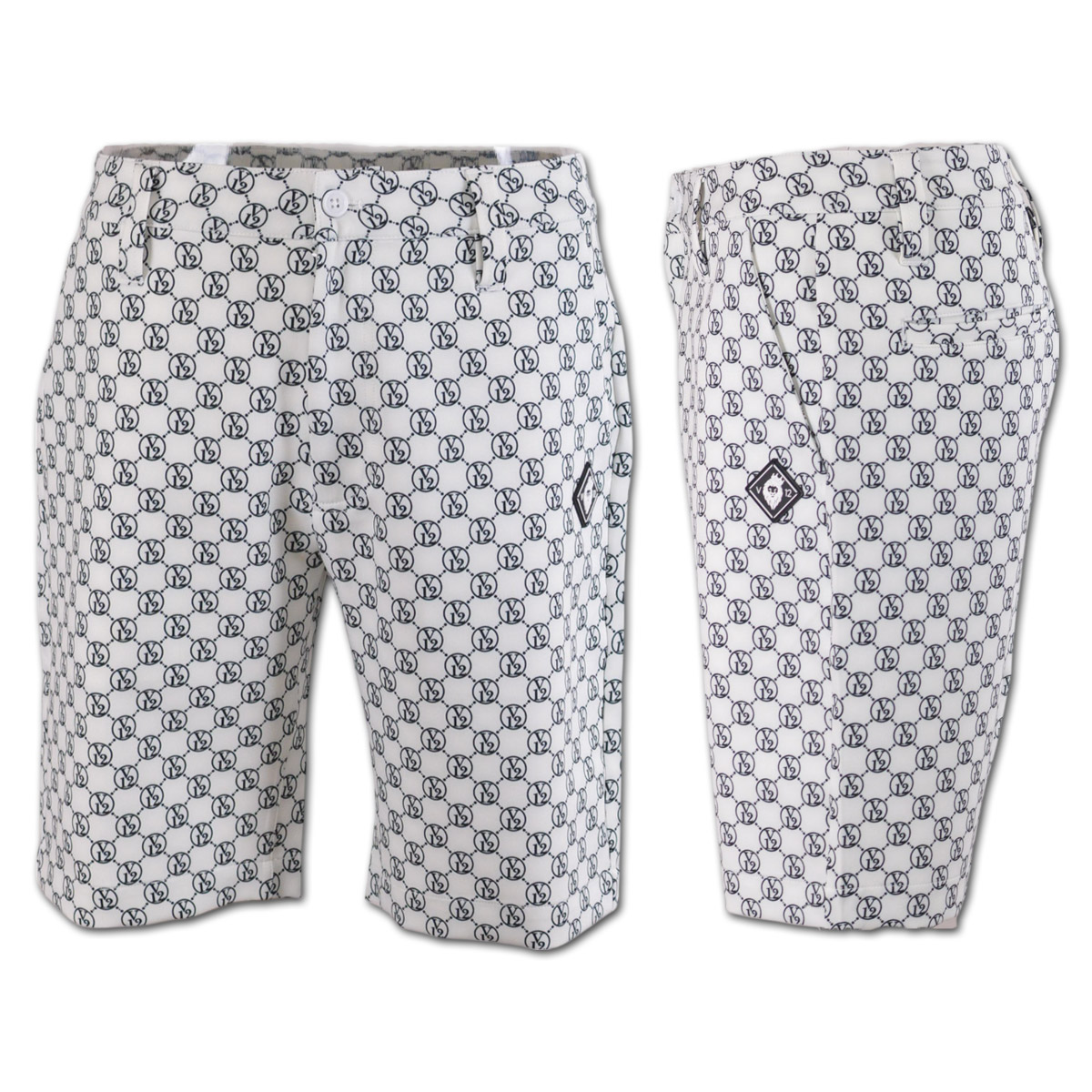 【新品❤︎】V TWELVE（ヴィトゥエルヴ）ハーフパンツ/メンズ/Lサイズ V12（ヴィ・トゥエルヴ） ショートパンツ ゴルフ メンズ ゴルフウェア
