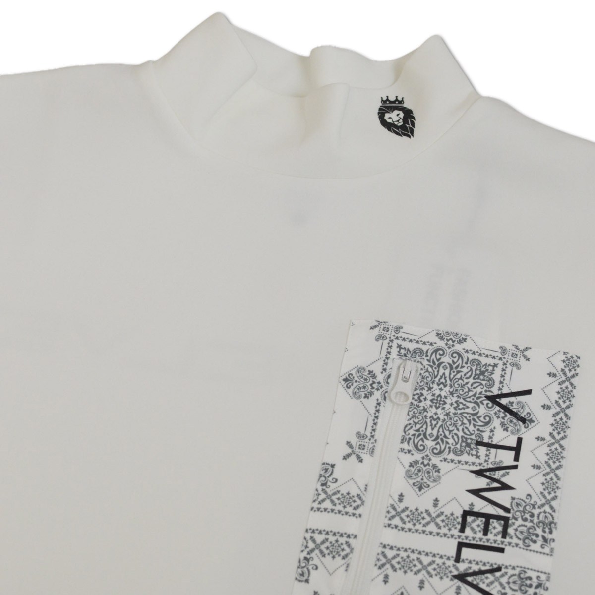 V12（ヴィ・トゥエルヴ） 長袖ハイネックシャツ モックネック ゴルフ