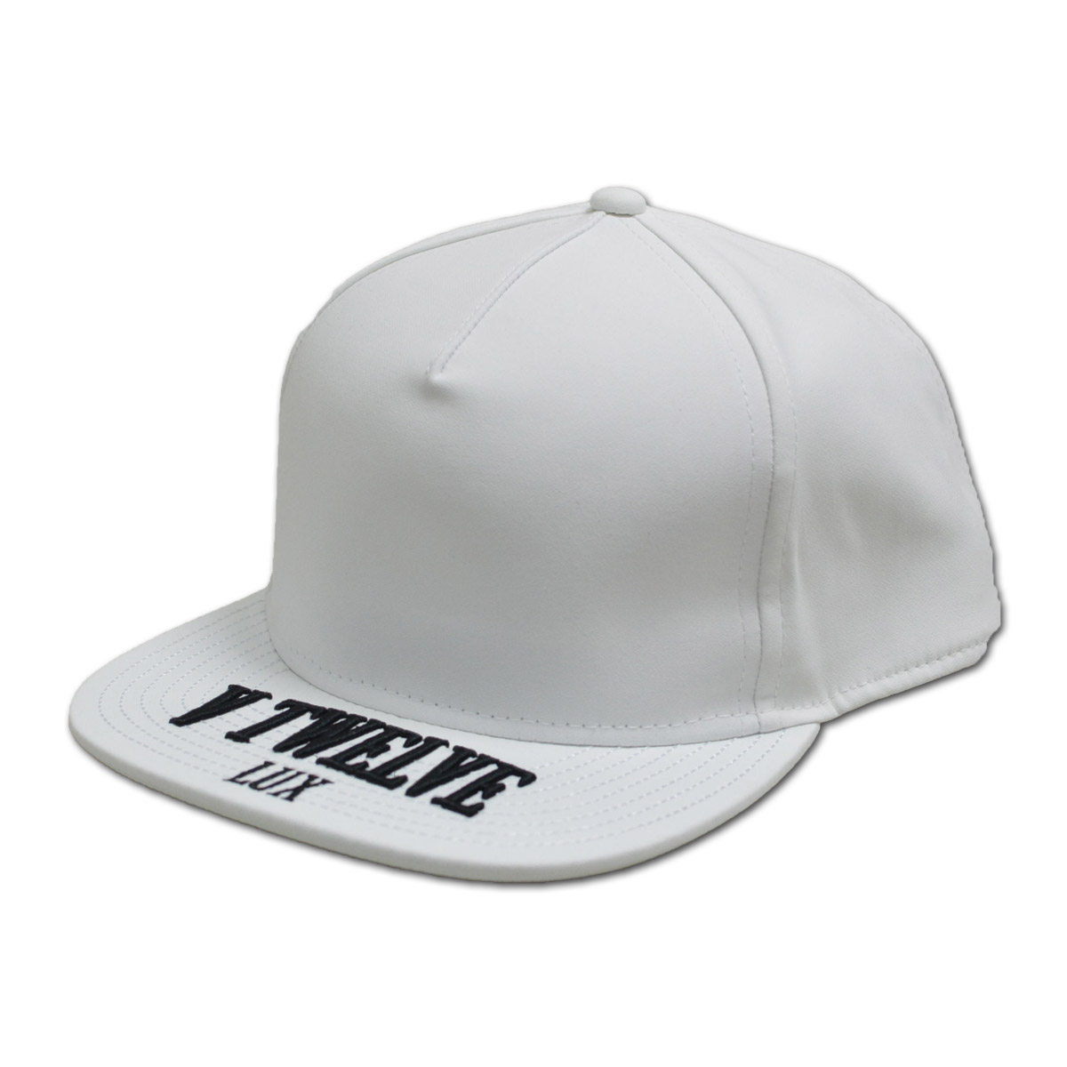 V12 キャップ帽子 メンズ 白 黒 vlx2220cp02