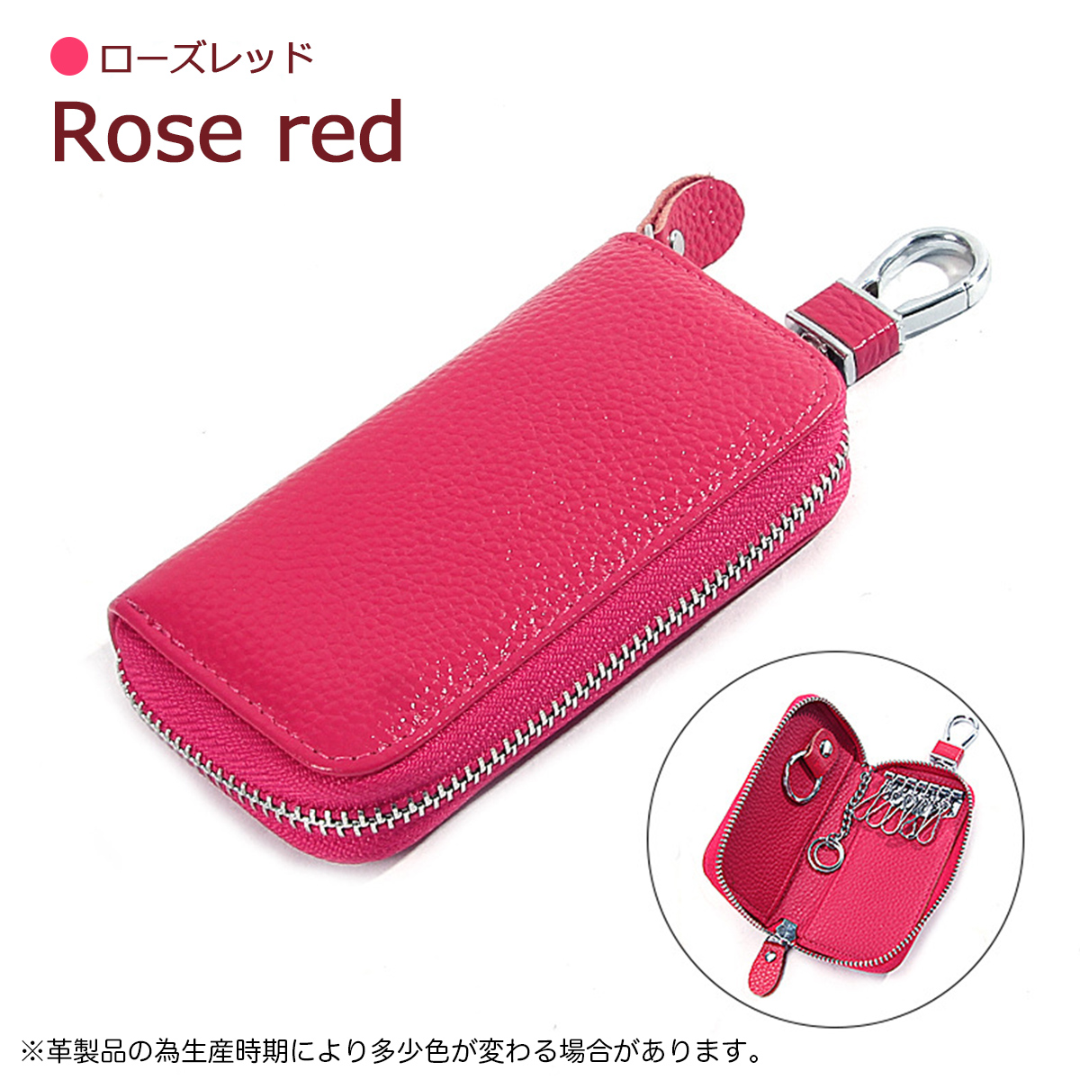 レザーキーケース キーケース 本革 牛革 6連フック くすみカラー 鍵 カギ 小型 軽量 男女兼用 レディース メンズ プレゼント 贈り物 | ブランド登録なし | 03