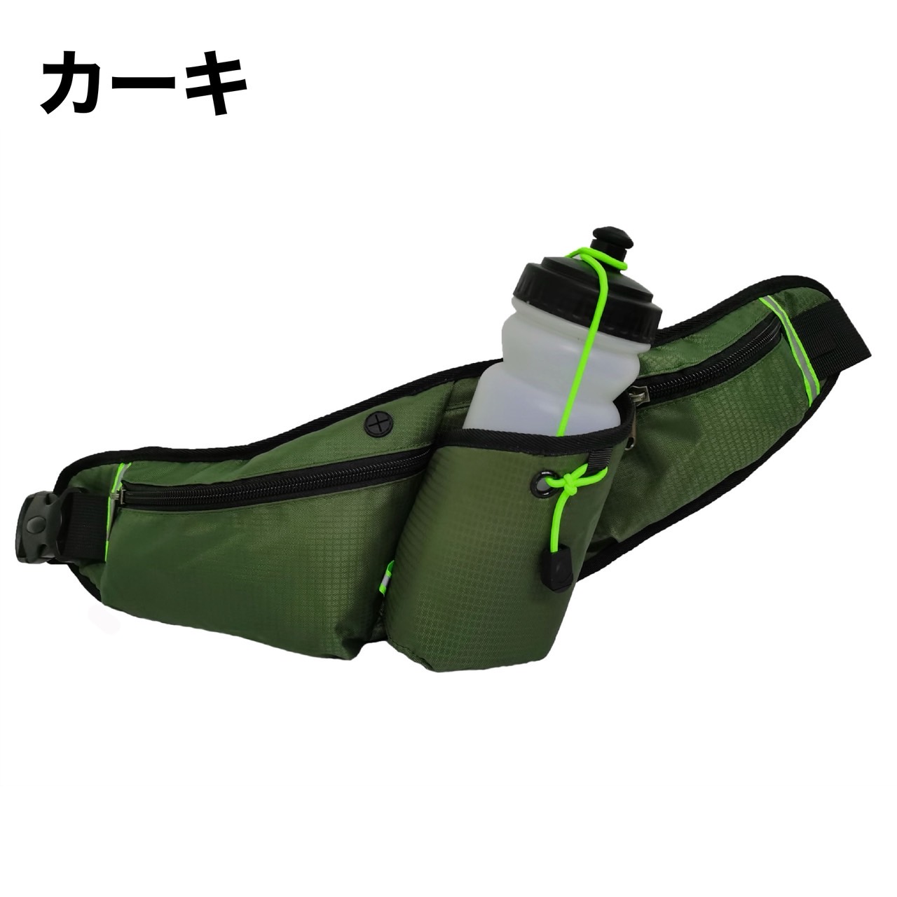 ランニングバッグ ウエストポーチ 防水 揺れない 軽量 メンズ レディース スマホ ペットボトル収納 マラソン  ウォーキング サイクリング しっかり素材 | ブランド登録なし | 11