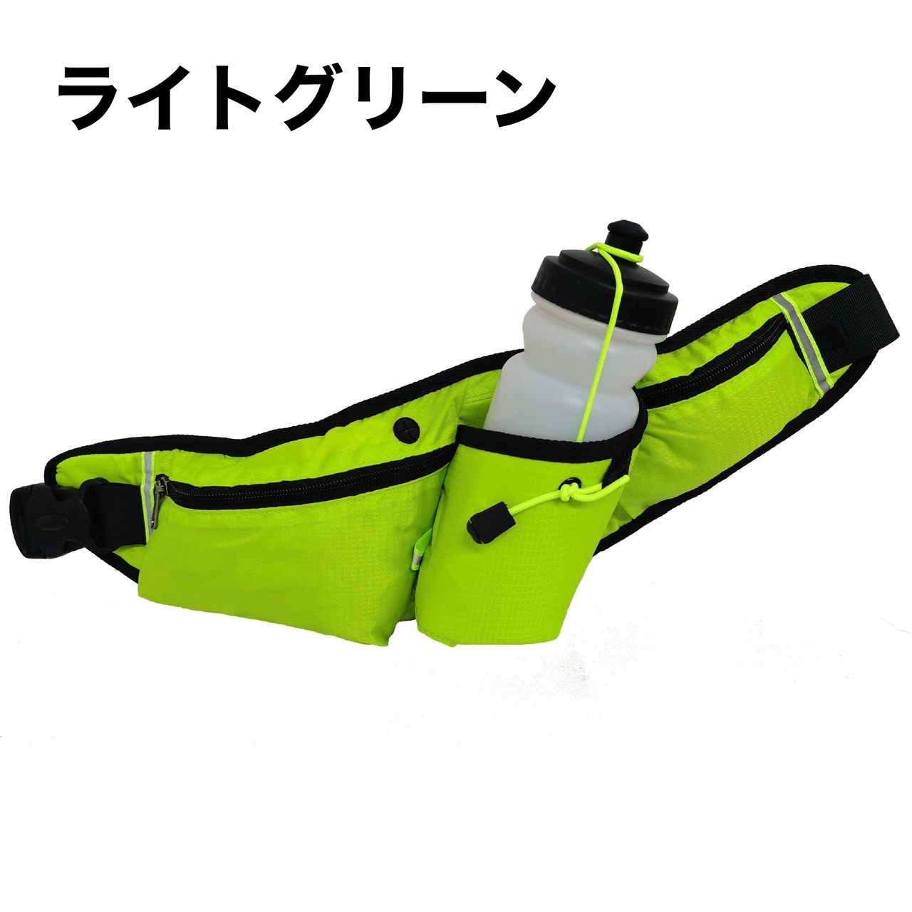 ランニングバッグ ウエストポーチ 防水 揺れない 軽量 メンズ レディース スマホ ペットボトル収納 マラソン  ウォーキング サイクリング しっかり素材 | ブランド登録なし | 03