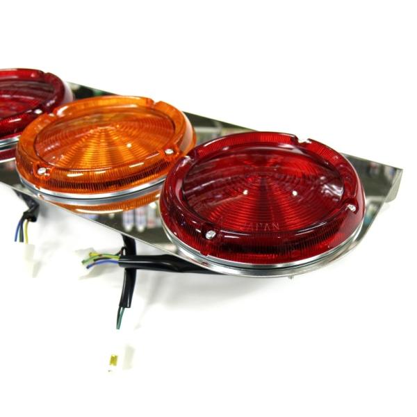 AS丸型テールランプ3連 L&Rセット|代引き不可 トラック用品 : トラック
