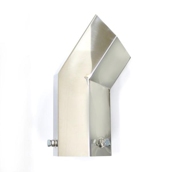 汎用 かち上げ ステンレス マフラーカッター 2本出し ハス切り VIP 軽