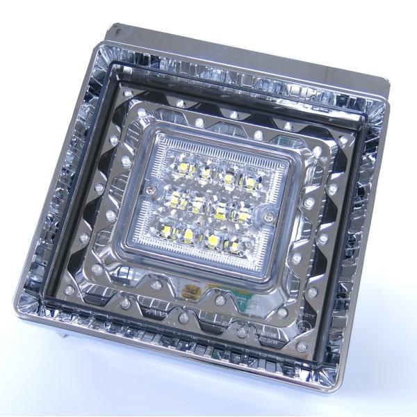 【12個セット】LED作業灯　角型　JB ボデーパーツ 日本ボデーパーツ工業 角型LEDテールランプ 単体 クリアレンズ LED赤