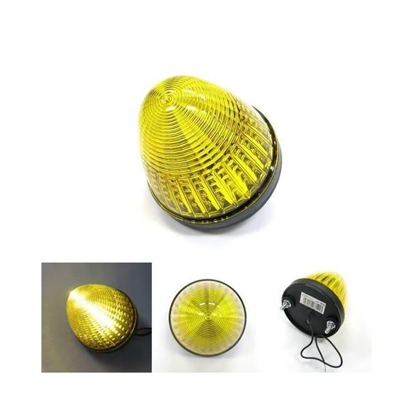 槌屋ヤック LEDデヒュージョンマーカー イエロー DC24V用 トラック用品