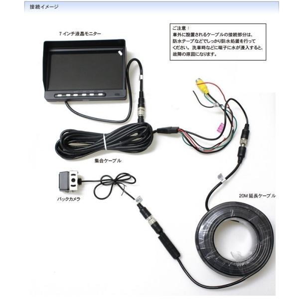 ドリームメーカー（DreamMaker） 7インチモニター+バックカメラ1個仕様
