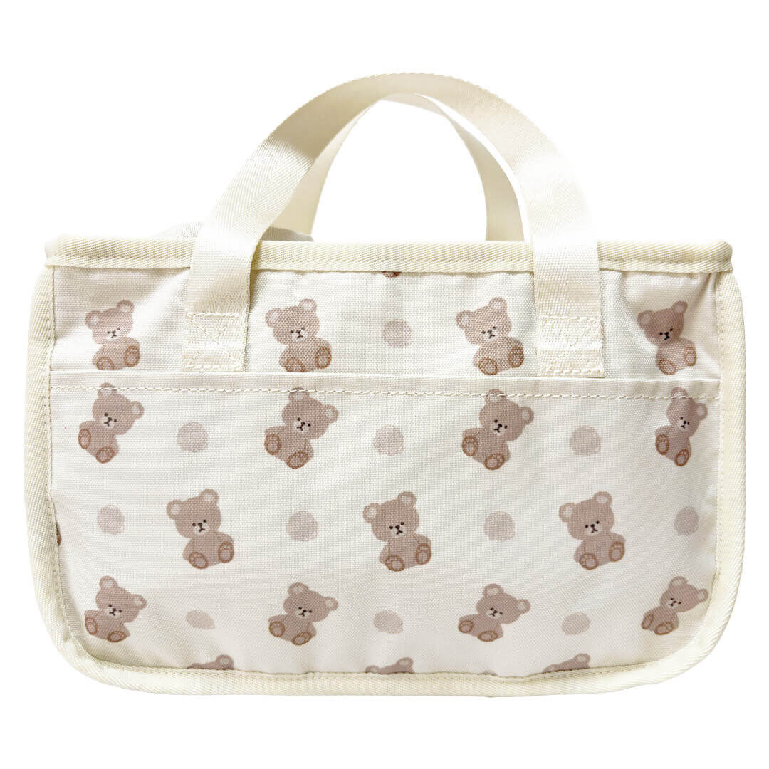 ベビーカーバッグ 大容量 ボックスバッグ クマ ブラック NR152-T NR153-T Rebalo【 おまかせ便3 送料無料 】大容量 おむつストッカー おむつバッグ バギーバッグ |  | 01