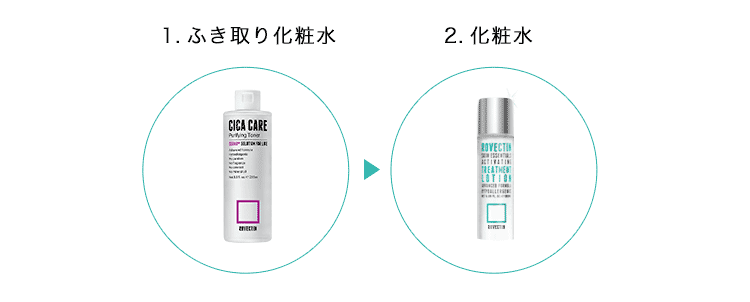 化粧水 ふき取り化粧水 CICAピュリファイングトナー-21