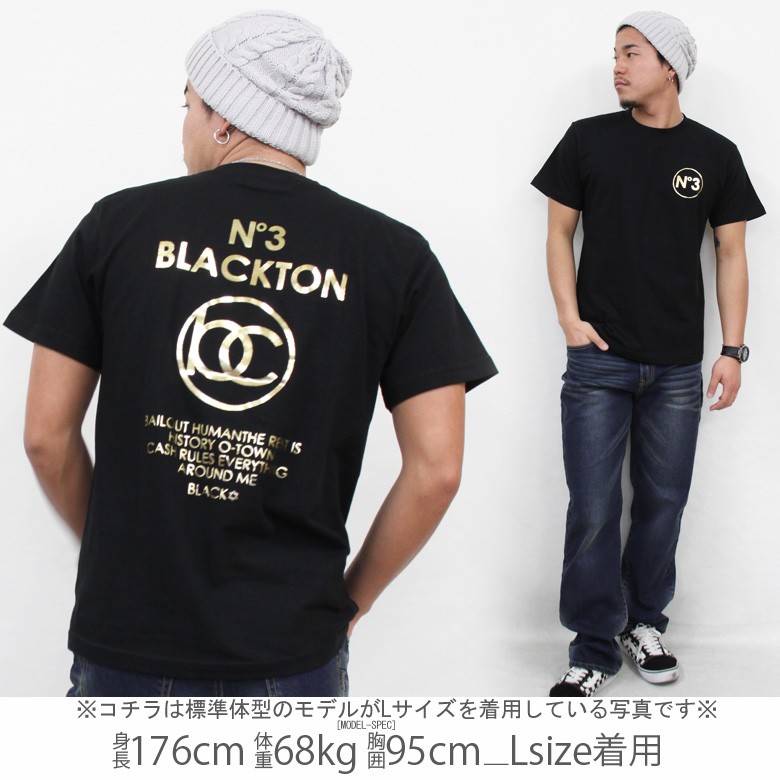 BLACKTON Tシャツ メンズ ティーシャツ ブラクトン 半袖 ロゴT