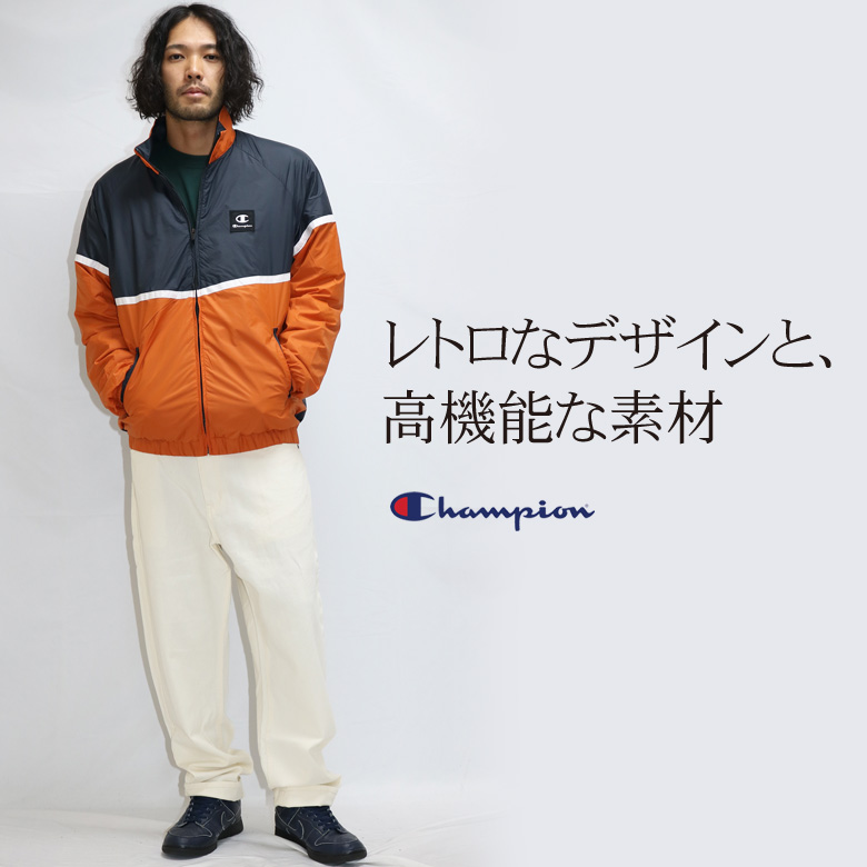 Champion ウィンドブレーカー メンズ ナイロンジャケット 