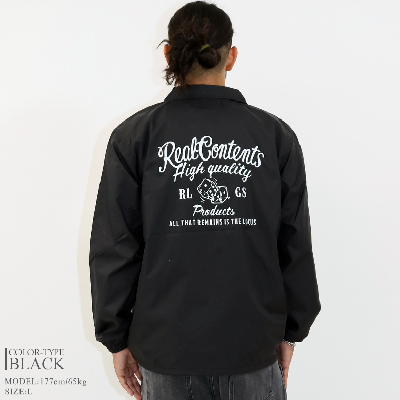 REALCONTENTS コーチジャケット メンズ ナイロン ウインド REALCONTENTS コーチジャケット メンズ ナイロン ウインド