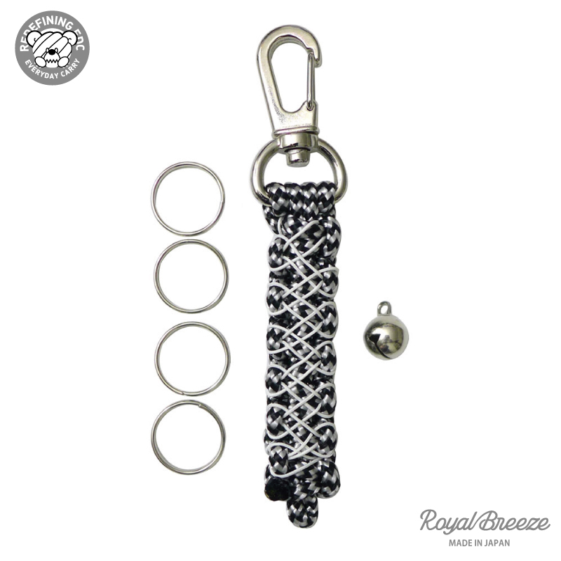 EDC ストロンボーリ 425 シリーズ1 鈴付き パラコード キーホルダー