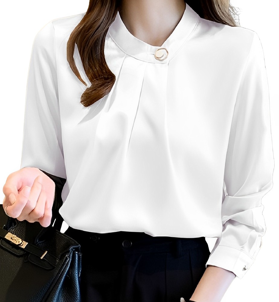 Loungedress ブラウス シャツ サテンブラウス レディース