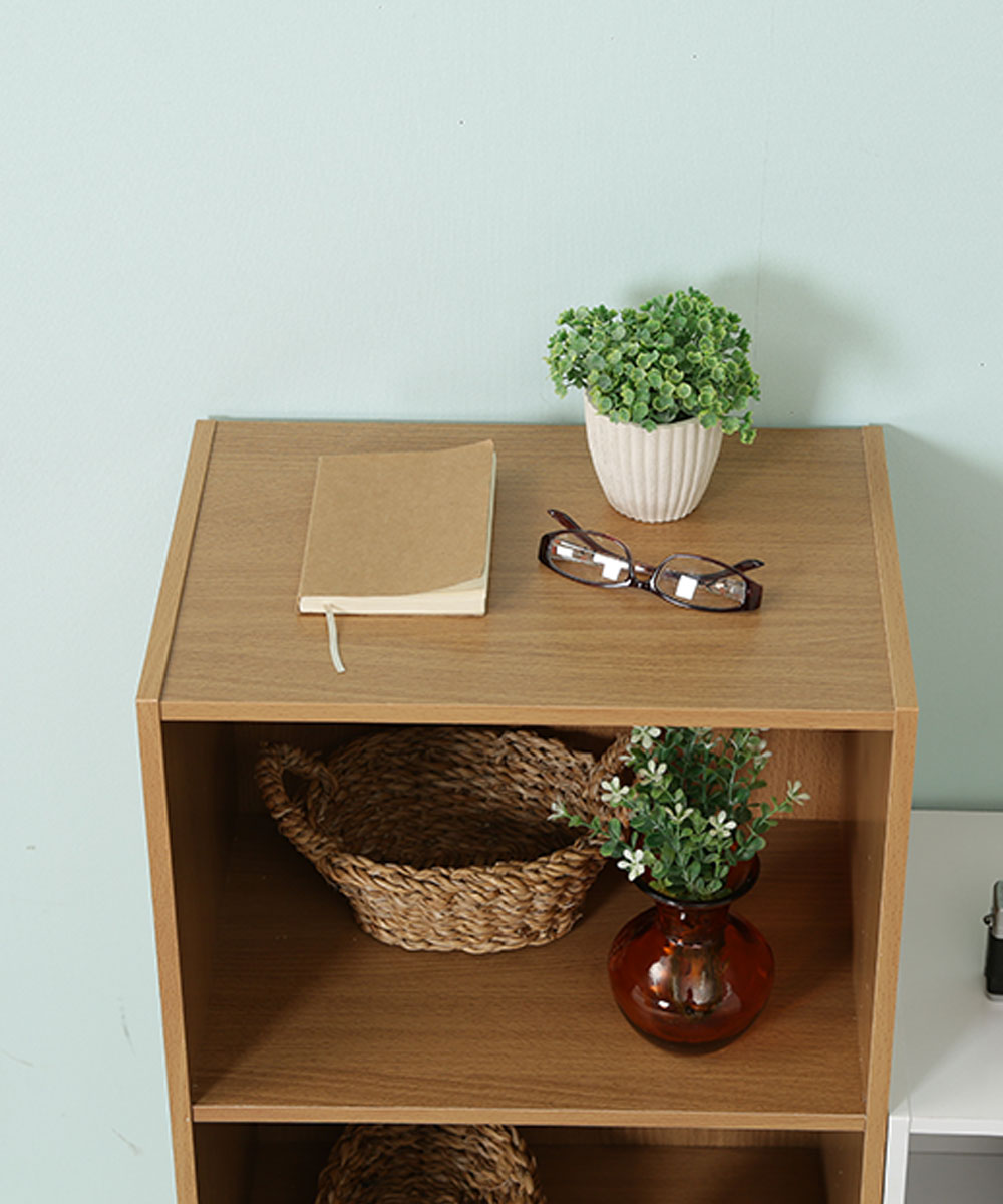 カラーボックス 3段 ビーチ 不二貿易 HP973 | 本棚 コミック 漫画 DVD