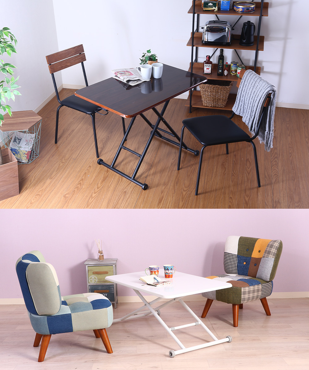 ガス昇降式 テーブル ガスシリンダー 不二貿易 | デスク ミニデスク 机