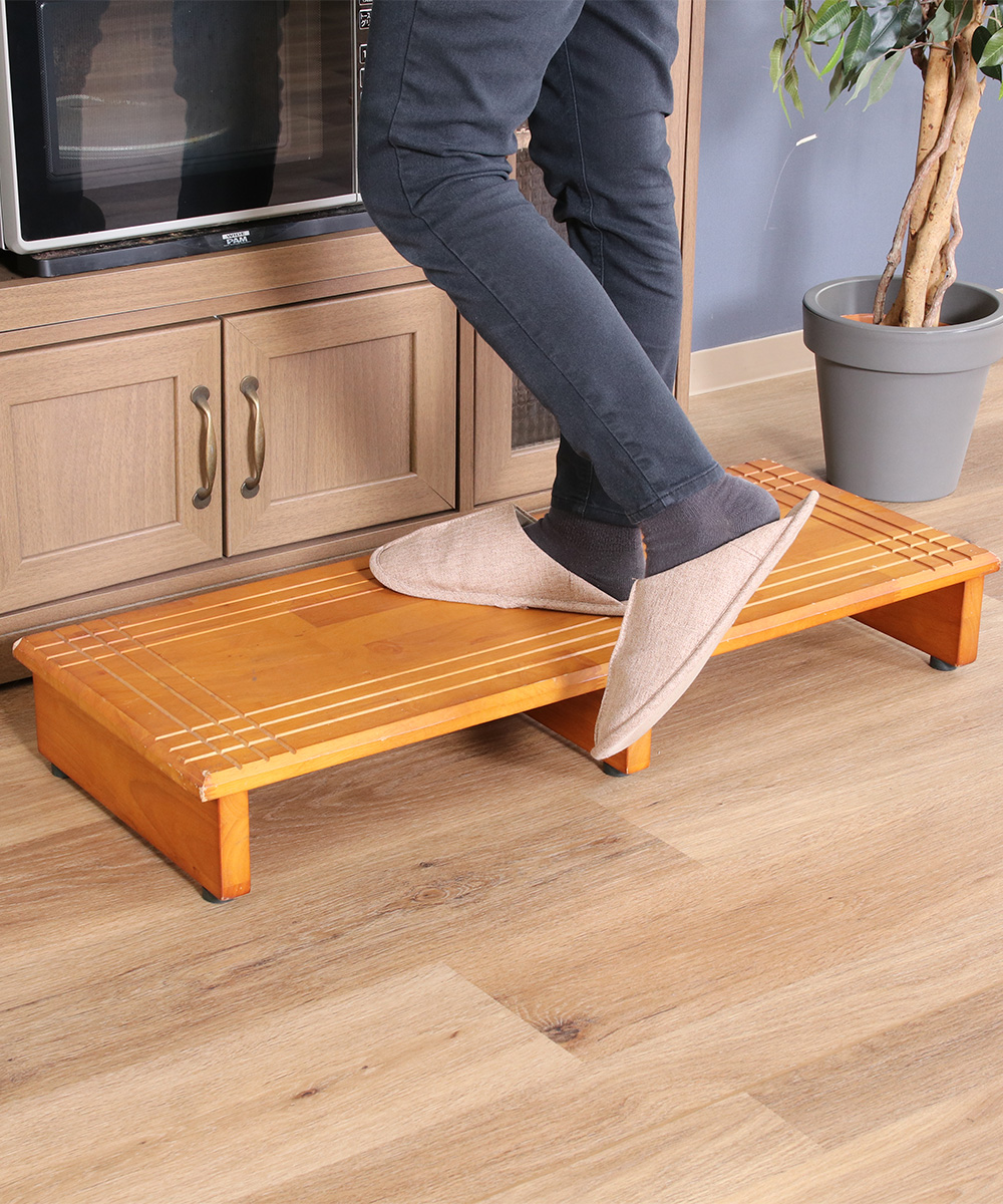 限定値下げ中！　天然 黒竹 玄関踏み台　玄関用ステップ　補助台 楽天市場】玄関踏み台 幅120cm(玄関 踏み台 玄関台 木製