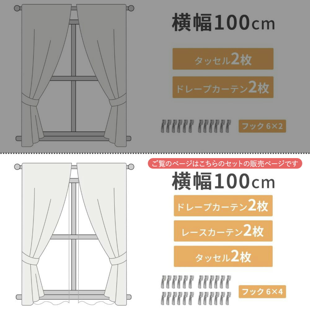 レモン柄 遮光カーテン 4枚セット 幅100×丈110cm AZRA | 北欧 2枚組 小