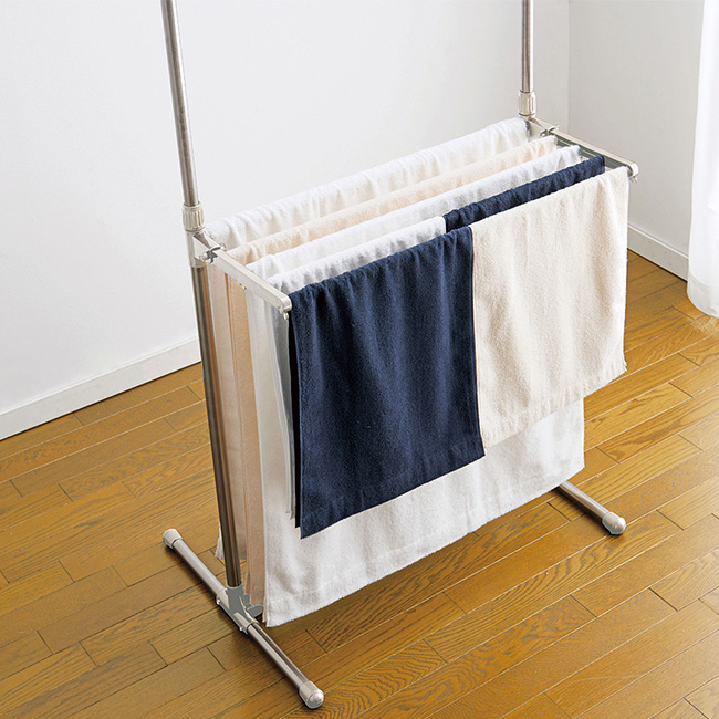 室内干し タオル掛け 衣類ハンガーラック NY-276 | 室内物干し 物干し