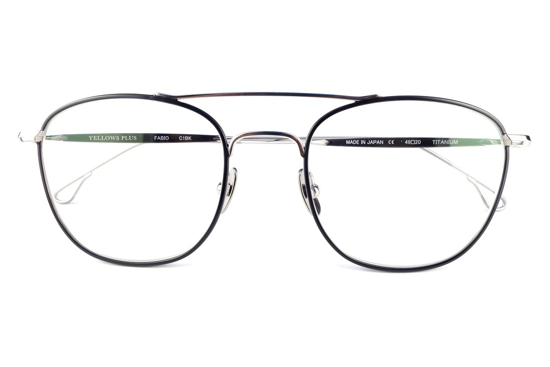 中古 YELLOWS PLUS/イエローズプラス FABIO C1BKTITANIUM基本レンズ無料 送料無料 2017モデル 【2401159798】(14157円)